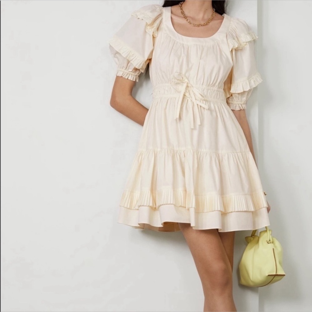 Ulla Johnson Naomi Cream White Dress Sz 2